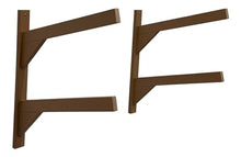 Log Kayak Rack Wall Kayak Holder Nutmeg Brown