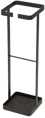LASEVE Umbrella Stand, Garden Metal Umbrella Stand Outdoor House Entrance Umbrella Stand Parasol Design Home Garden (Color : Black, Size : One Size)