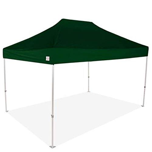 Impact Canopy 10' x 15' Pop Up Canopy Tent Commercial Grade Aluminum Frame 500D Fabric Forest Green