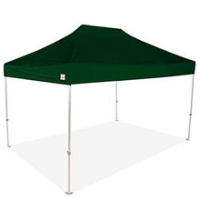 Impact Canopy 10' x 15' Pop Up Canopy Tent Commercial Grade Aluminum Frame 500D Fabric Forest Green