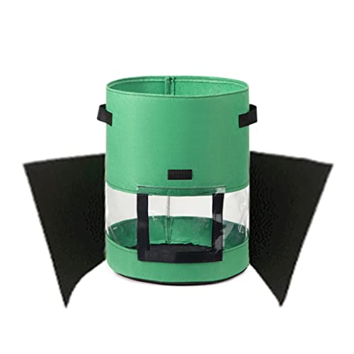 2 Size Plant Grow Bags Potato Bag Home Garden Pot Greenhouse Vegetable Growing Bags Moisturizing Garden Bag Tools (Color : C2 Size : 7 Gallon 30x35cm) (C2 10 Gallon 35x45cm)
