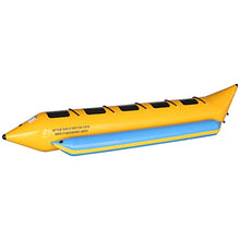 SereneLife Jovial 5-Person Inflatable Banana Boat Yellow