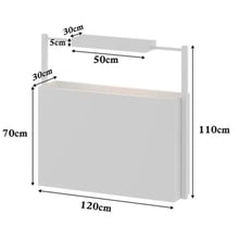 YUHUAWF Garden Bench Solar Lighted Splicable Outdoor Planter Box Landscape Planting Trough Planter Box with Bench