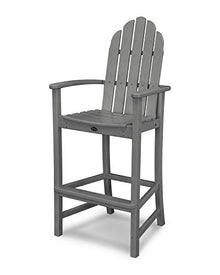 Trex Outdoor Furniture Cape Cod Adirondack Bar Chair in Stepping Stone