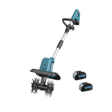 Cordless Electric Garden Tiller, Garden Rotary Tiller with Built-in Noise Reduction, Electric Tiller Suitable for Lawns, Orchards and Vegetable Plots