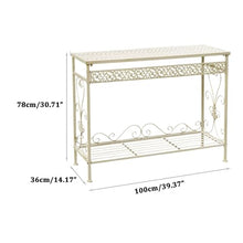 JOTDPFRYK French Flower Pot Stand Palace Style Flower Rack Metal Planter Shelves Large Multiple Flower Pot Holder Rack Vintage Plant Shelf Durable Plant Display Rack for Corner Balcony Garden