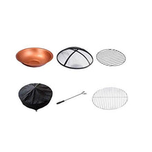 Fire Pit with BBQ Grill Shelf,Outdoor Metal Brazier Square Table Firepit Garden Patio Heater Ice Pit with Waterproof Cover,Outdoor Fire Pits