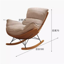 AODFDSJH Lazy Person Sofa Double-Sided Rocking Chair Balcony Home Leisure Bedroom Living Room Recliner