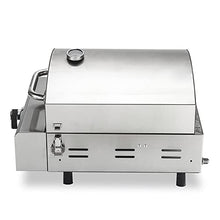 MNSSRN Outdoor Gas Grill Pizza Maker, Light Camping Picnic Grill, BBQ Pizza Oven with Thermometer for Outdoor Garden Grill and Gas Grill