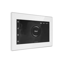 Mr Steam iSteamX Steam Shower Control and Steamhead in White Brilliant Black