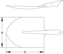 CS Unitec | Non-Sparking Round Shovel | 240 X 280 mm | Nupla D-Handle | Aluminum Bronze | Non-Magnetic | Corrosion Resistant | EX1006D-280A