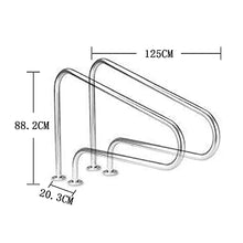 BSNANCA Swimming Pool railings, Stainless Steel Swimming Pool handrails, Hand Rails for Slope railings, Easy-to-Assemble spa handrails, Used to Enter The Swimming Pool