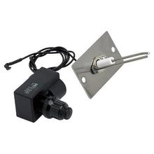American Fire Glass Spark Ignition Fire Pit Kit (SS-SQPKIT-N-18), Square Bowl Pan, Natural Gas, 18-Inch Pan/12-Inch Burner