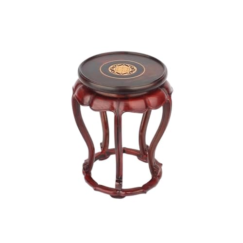 QUANGJN Pcs Plants Saucers Wooden Buddha Vase, Bonsai Teapot, Solid Wooden Round Base, Flower Stand Plant Pot Saucers,