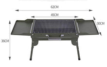 Barbecue Charcoal Grill Stainless Steel Portable BBQ Grill for Outdoor Cooking Camping Picnics
