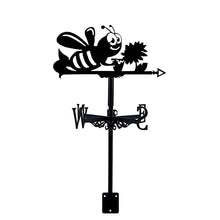 Weathervane in Garden & Outdoor Metal Weather Vane with Creative German Shepherd Go Fishing Bald Eagle Fighter Plane Shaped Weathercock Wind Direction Indicator (Style 5) (Style 2)