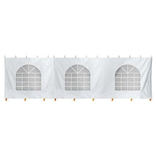 TentandTable 30' x 30' Premium Blockout Sidewall Kit for Canopy Tents White