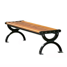 VHDY85KA Park Aluminum Outdoor Park Bench Outdoor Leisure Backless Bench Entryway(Small)