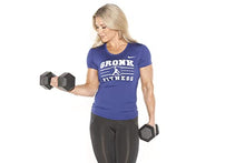 Gronk Fitness Rubber Hex Dumbbell Set - Pairs - 5-50lbs