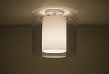 Besa 1KM-S18407-SN One Light Ceiling Mount from Pahu Collection 11.75 inches