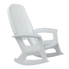 Semco Rockaway Heavy Duty All Weather Rocking Chair, White, 3 Pack