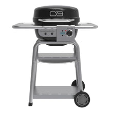 Charbroil Bistro Pro | 3-in-1 Electric, Griddle, & Charcoal Compact Grill | Electric BBQ grill | Black