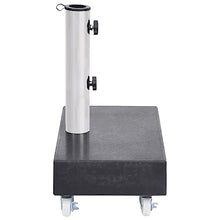 JHNKOJ Umbrella Base Black 45X25X8 Cm