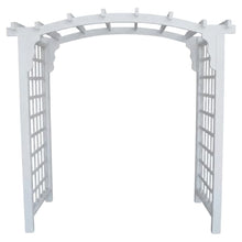 Keystone Amish Co. Georgetown Cedar Arbor, 6-Foot, White Paint