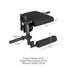 Titan Fitness Plate-Loaded Leg Curl and Extension Attachment Black