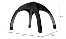 Vispronet Black 10ft x 10ft Inflatable Canopy Tent