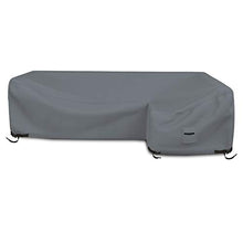 Covers & All L Shaped Couch Cover, 12 Oz Polyester, Waterproof Sofa Slipcovers, Tear & UV Proof Furniture Protector Cover with Handles & Air Pockets (Right Side Sofa, 90" x 120" x 33" x 35", Gray)
