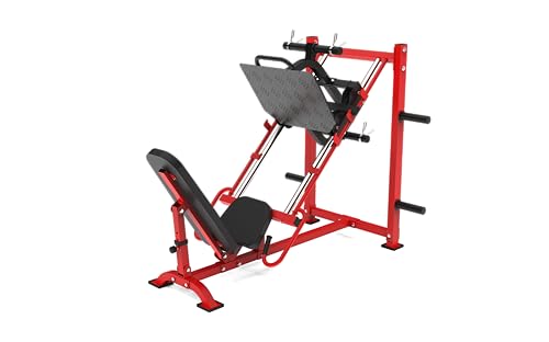 CuisinAid Leg Press Smith Machine Heavy Duty Full Body Workout Equipment Red