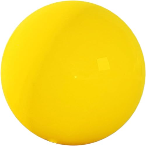 mirror finish garden ball,gazing balls, Garden Gazing Ball,Colorful Stainless Steel Balls,Hollow Decorative Balls for Shopping Mall Windows,Christmas Ball Ornaments (Color : Yellow) ( Color : Yellow