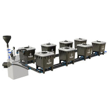 Hydramax Professional Deep Water Culture Systems for Growing Fruits, Veggies, and Medicinal Herbs; Everything You Need to Start Your hydroponic Garden Journey (2 Row - 8 Bucket)