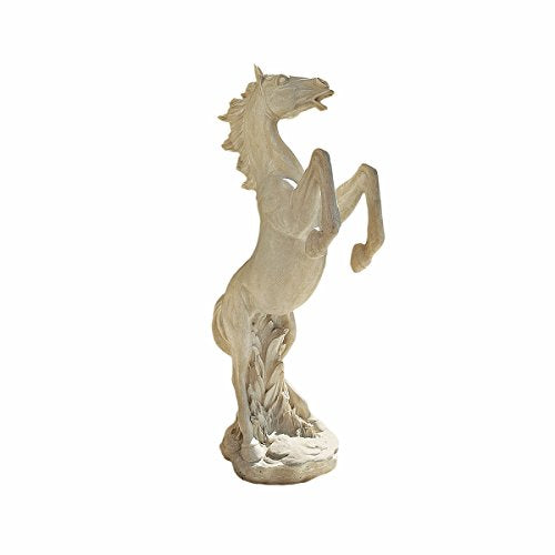 Design Toscano JE111291 Majestic Mustang Horse Statue,ancient ivory