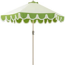 IRTGFHJE Patio Umbrella Scalloped Fringe Patio Umbrella