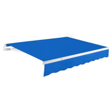Awntech 20' Maui Manual (20' x 10') Retractable Patio Awning, Bright Blue