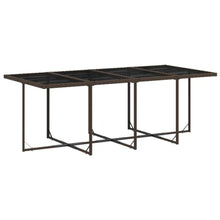 AMBERARD Patio Dining Set Set of 12 Brown Furniture Set