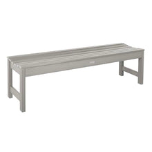 highwood Lehigh Picnic Garden Bench, 5 feet, Harbor Gray