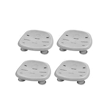Bestway Coleman Hawaii AirJet Inflatable Hot Tub with EnergySense Cover Gray + SaluSpa Spa Seat & Pillows