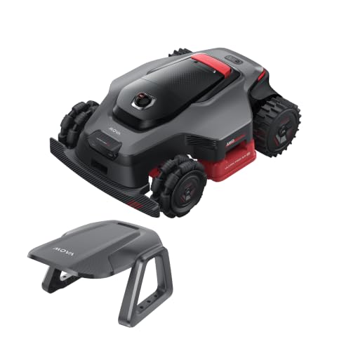 MOVA LiDAX Ultra 3000 AWD Robot Lawn Mower with Garage, Wire-Free RTK-Free for 0.75 Acre*Dual Maps, 360° 3D LiDAR & AI Dual Vision Mapping, Robotic Mower with 4G, 80% Slopes, Cut Height 1.2"–3.9"