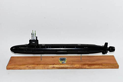 Squadron Nostalgia LLC USS North Dakota SSN-784 Submarine Model 20" Mahogany Black