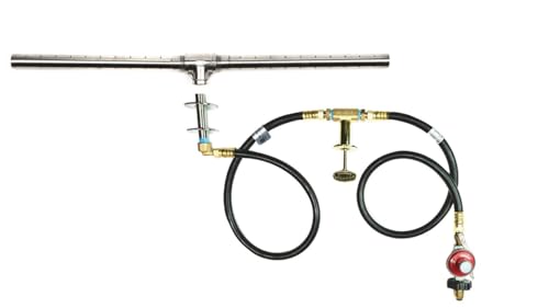 EasyFirePits Complete LP Tank-in-Table Fire Pit Kit & Lifetime Warranted 316 Stainless Steel Burner Choice (50.00, 50 Inch Trough Burner)