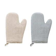 AFPSDLFJDLS Heat Resistant Glove Cotton Linen Kitchen Cooking Microwave Gloves Baking BBQ Potholders Oven Mitts