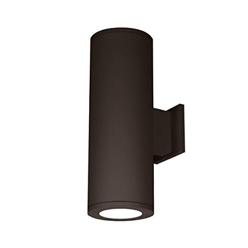 WAC Lighting DS-WD06-F30S-BZ 6-Inch Double Side Tube Arch Wall Mount, 3000K, Straight Up and Down