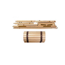 AFPSDLFJDLS Outdoor Folding Solid Wood Table Egg Roll Bearing Picnic Camping Travel Hiking BBQ Ash
