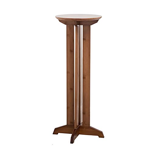 RWGOVLU Bamboo Plant Flower Display Stand Wood Pot Shelf Storage Rack Outdoor Indoor Multifunctional