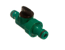 100 x Quick FIX Double Male Hose + Shut Off Valve Fittings FITS HOZELOCK