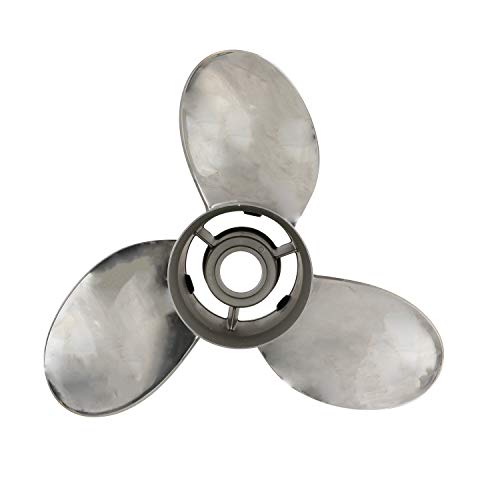 Quicksilver Thunderbolt Propeller High Polished Stainless Finish 15.3" dia x 19 pitch Left Hand