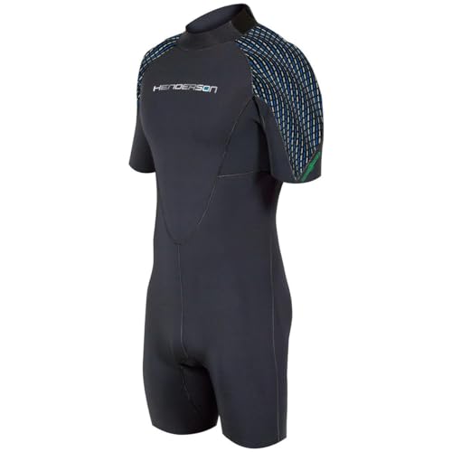 Henderson 3mm Mens Greenprene Shorty Wetsuit Black